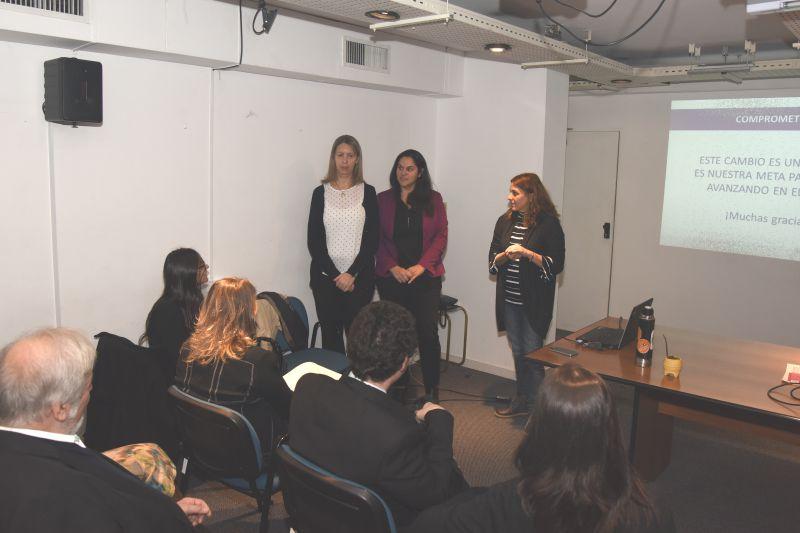 Presentación del Modelo de Calidad con Equidad de Género en edificio de Sarandí