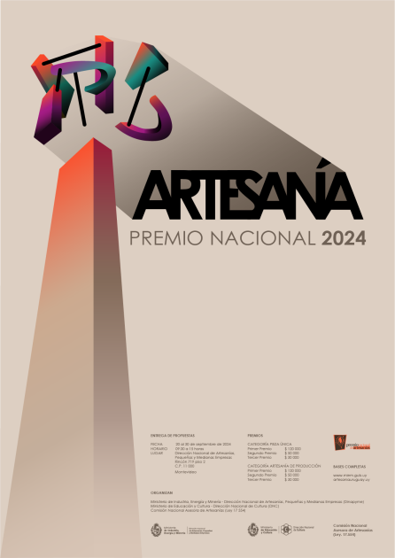 Segundo Premio Sra. Lía Isabel Núñez Mauro Afiche ganador del segundo premio en el Concurso de Afiche del Premio Nacional de Artesanía 2024