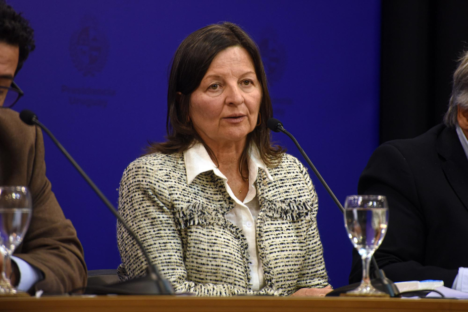 Zubillaga habla, sentada