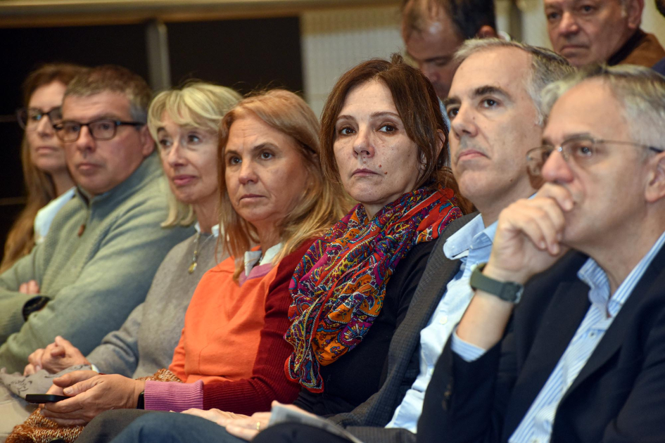 Lanzamiento del Programa de Desarrollo de Proveedores Nacionales de UPM 2026 Autoridades, técnicos y técnicas, en primera fila del público