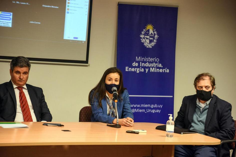 Presidenta de Ursec, Mercedes Aramendía, en la presentación de la Mesa de Radio y Televisión