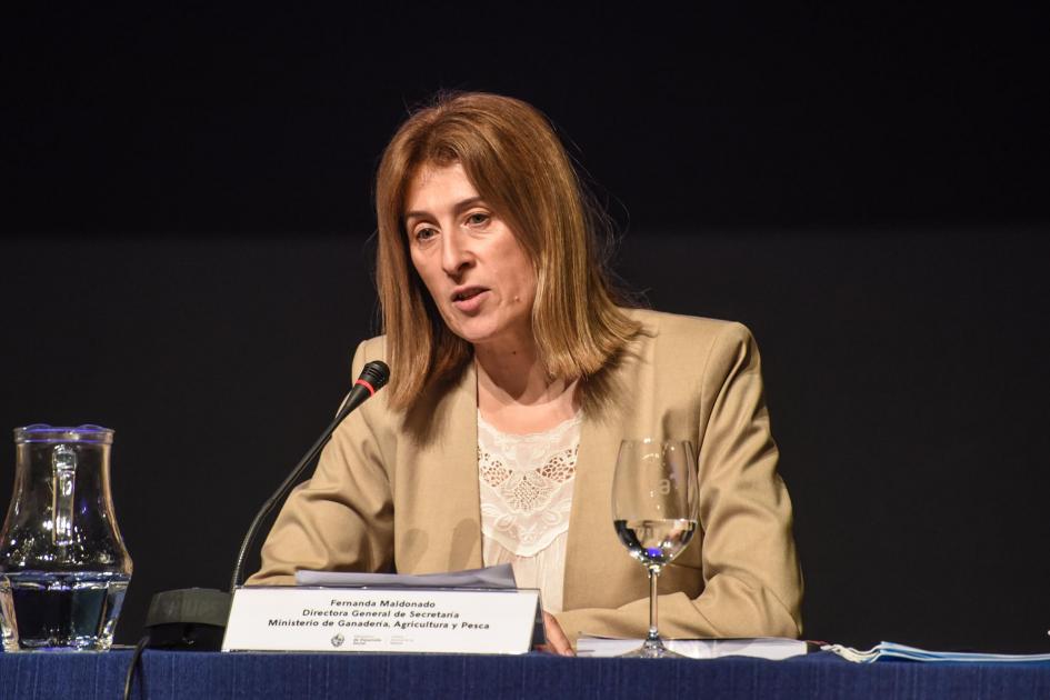 Fernanda Maldonado, directora general de Secretaría del Ministerio de Ganadería, Agricultura y Pesca