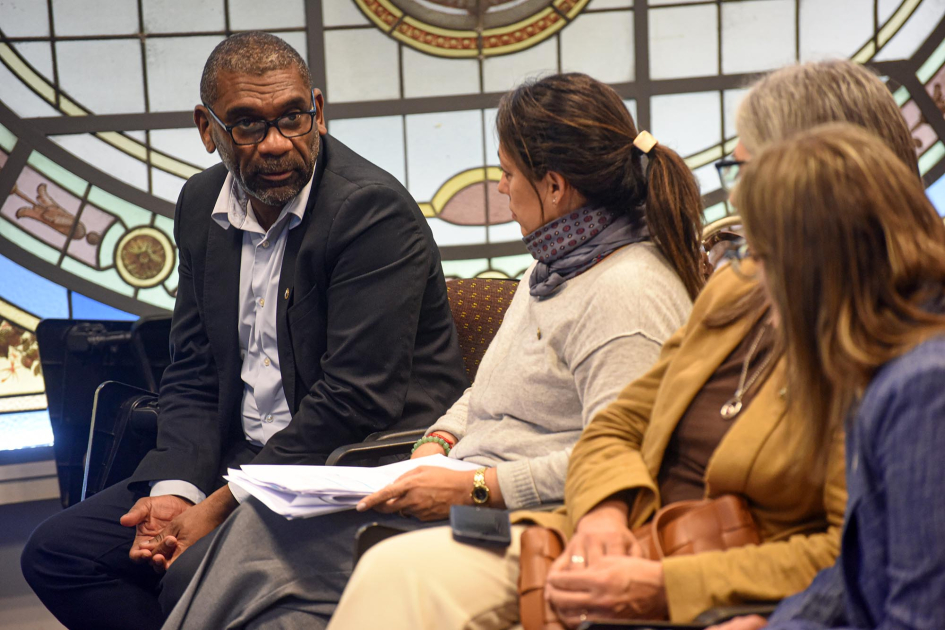 Edgardo Ortuño, Fernanda Cardona, Lucía Etcheverry y Tamara Paseyro