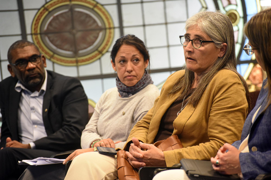 dgardo Ortuño, Fernanda Cardona, Lucía Etcheverry y Tamara Paseyro