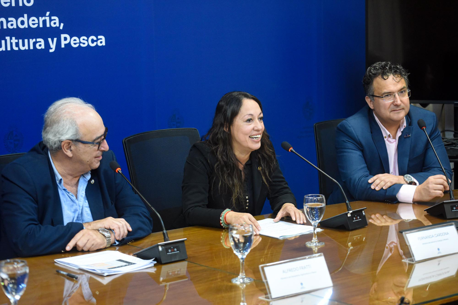 Alfredo Fratti, Fernanda Cardona y Gerardo Marchesini