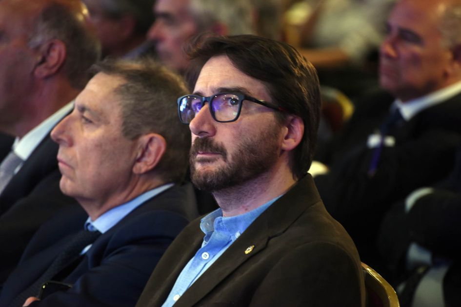 Director Míguez y ministro Oddone