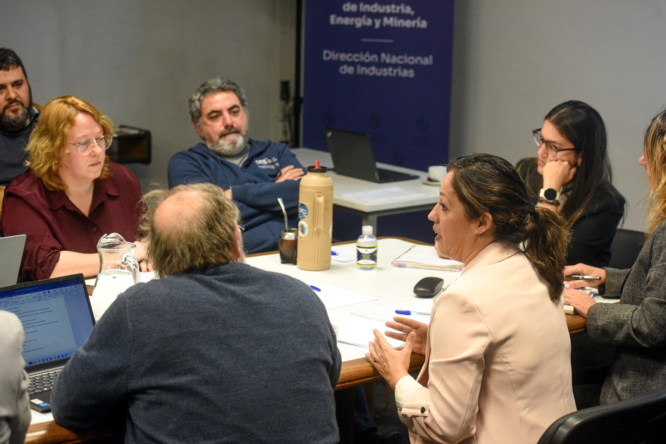 Reunión del Consejo de Industria en el marco de la Semana de la Industria Personas sentadas alrededor de una mesa