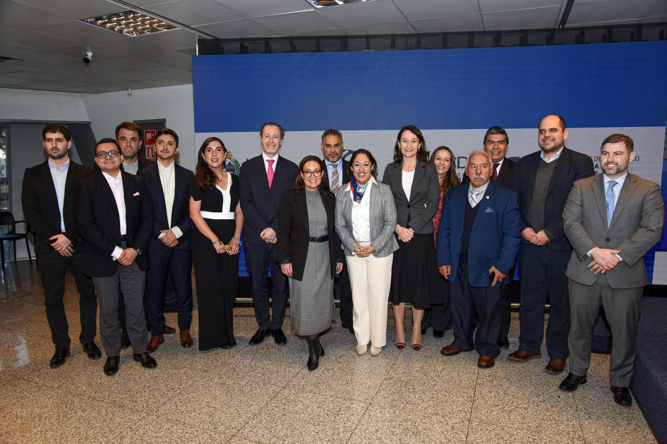 Lanzamiento de RED-PPALC Participantes, de pie