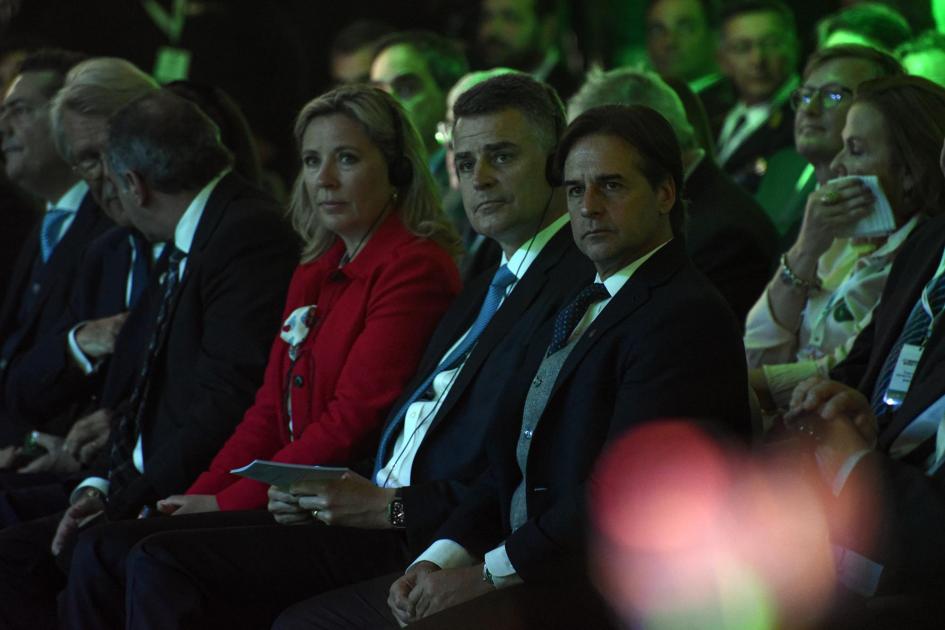 El presidente Luis Lacalle Pou participó de la inauguración. Presidente Luis Lacalle Pou