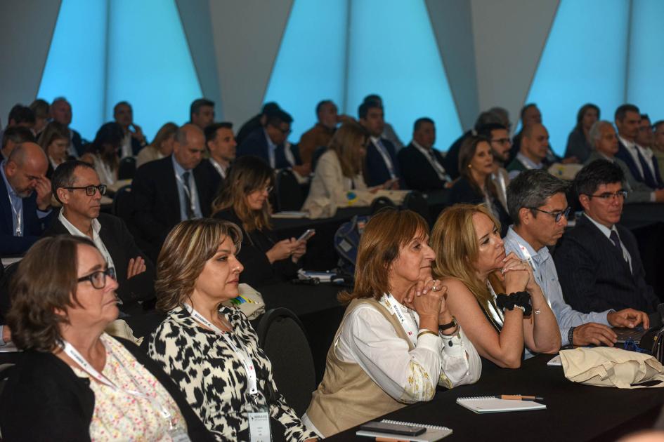 El encuentro se realizó en The Grand Hotel, en Punta del Este Público de la actividad, sentado