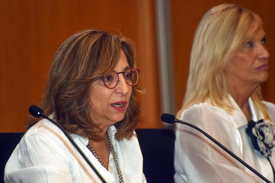 Presidenta de Inmujeres, Mónica Bottero Presidenta de Inmujeres, junto a Argimón