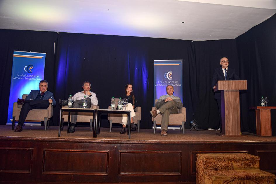 Presentación del panel de debate a cargo del periodista Emiliano Cotelo.. Presentación del panel de debate a cargo del periodista Emiliano Cotelo..