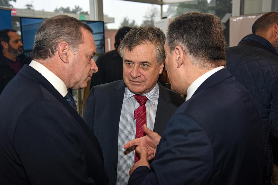 Álvaro Delgado, Omar Paganini y Alejandro Stipanicic dialogaron antes del evento Paganini dialoga con Delgado y Stipanicic