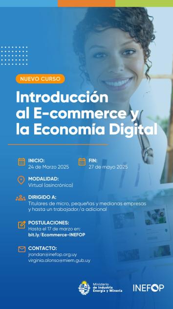 Afiche con datos del llamado abierto a postulaciones para el curso