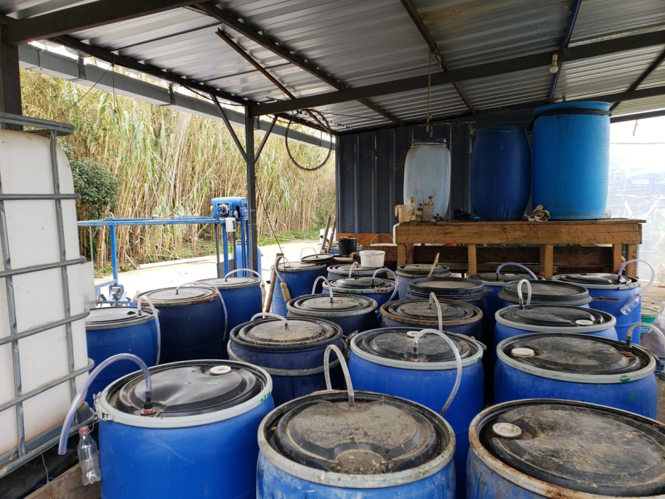 Emprendimiento Ecosativa Tanques en el predio de Ecosativa
