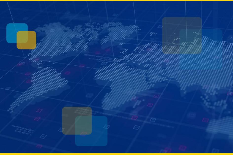 Con la adhesión al PCT, las patentes uruguayas podrán ser reconocidas en hasta 157 países Mapamundi en fondo azul, con detalles en amarillo y celeste