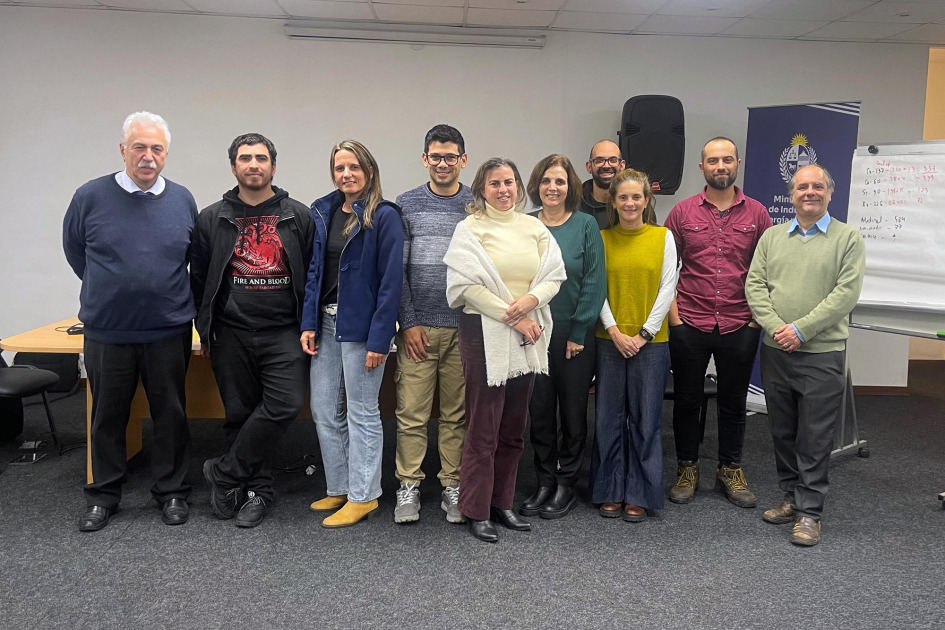 Funcionarios de la ARNR y experto Grigol Basilia