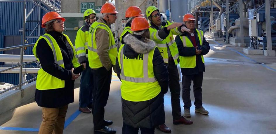 Visita de autoridades del MIEM a UPM Fray Bentos