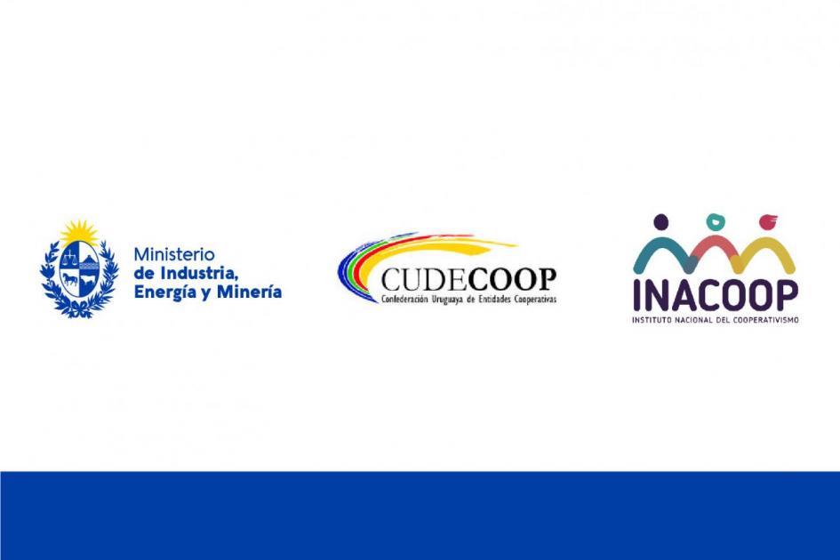 placa relanzamiento incubacoop logos de miem, inacoop y cudecoop