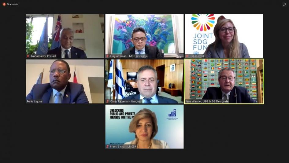 Ministro Paganini en Joint SDG Fund | 2021 ECOSOC Forum on Financing for Development follow-up Ministro Paganini en Joint SDG Fund | 2021 ECOSOC Forum on Financing for Development follow-up