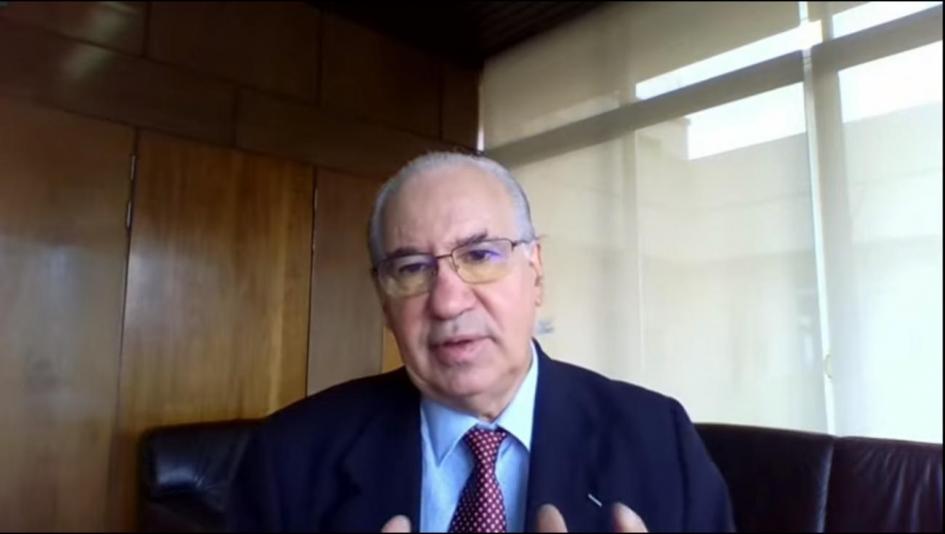 Presidente del LATU, Ruperto Long, durante el lanzamiento Presidente del LATU, Ruperto Long, durante el lanzamiento