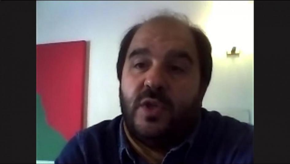 Presidente de la Corporación Gastronómica de Punta del Este, Gastón Figún, durante el lanzamiento Presidente de la Corporación Gastronómica de Punta del Este, Gastón Figún, durante el lanzamiento