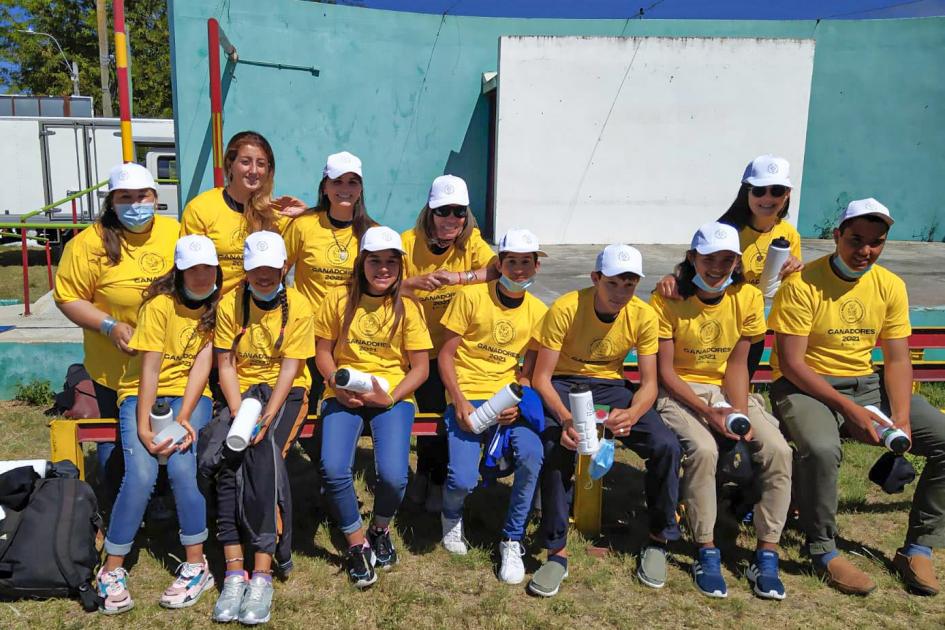 Grupo de estudiantes premiados