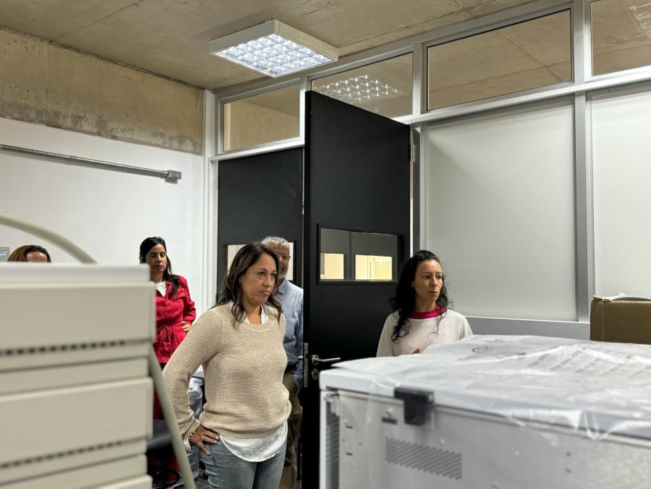 Ministra Cardona, recorre las instalaciones del CURE. Ministra Cardona, recorre las instalaciones del CURE.