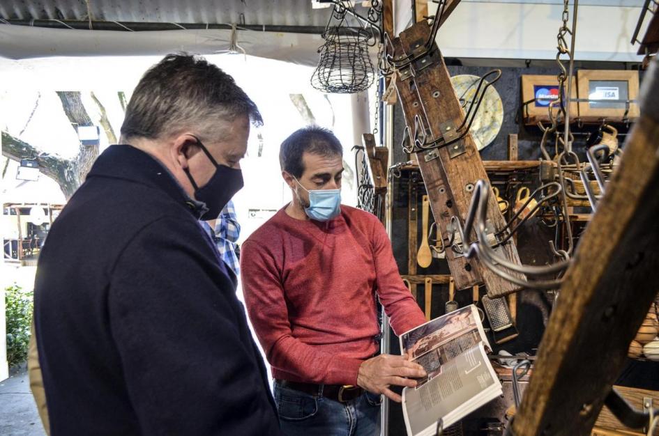 Ministro Omar Paganini en el Pabellón Uruguay Produce