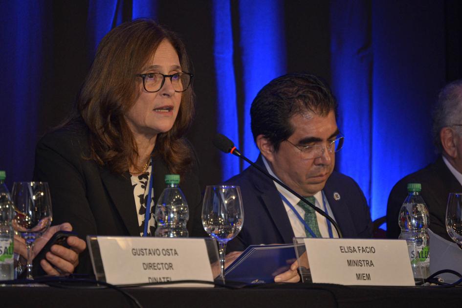 Palabras de apertura del Comité Consultivo Permanente II de CITEL La ministra Elisa Facio hace uso de la palabra