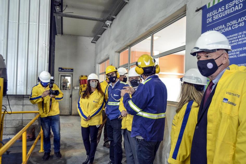 Autoridades del MIEM recorrieron Gerdau Uruguay