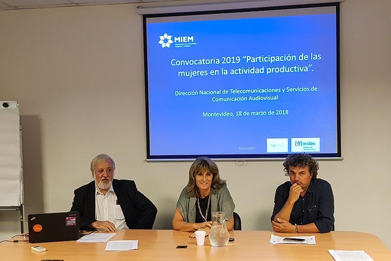 Convocatoria 2019 Participación de las mujeres en la actividad productiva Convocatoria 2019 Participación de las mujeres en la actividad productiva