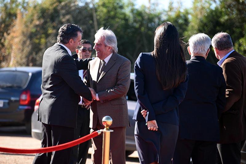 Arribo del presidente Tabaré Vázquez Arribo del presidente Tabaré Vázquez