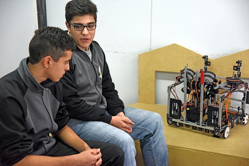 Dos de los alumnos premiados en Estados Unidos Dos de los alumnos premiados en Estados Unidos