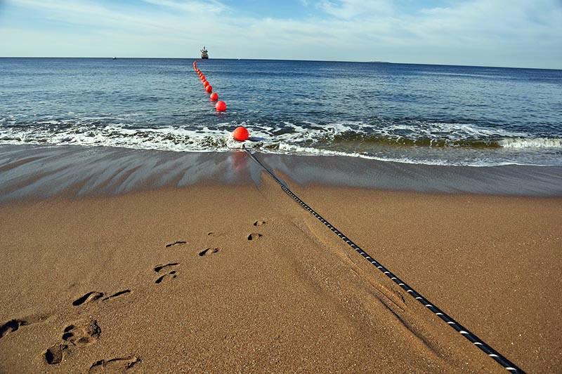 El último tramo del cable une Fortaleza (Brasil) con Punta del Este El último tramo del cable une Fortaleza (Brasil) con Punta del Este