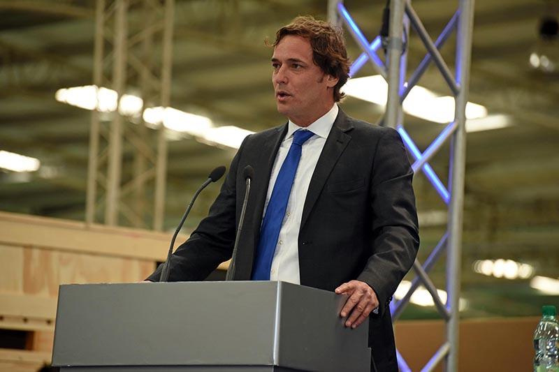 Apertura a cargo del director general de Nordex, Federico de Posadas