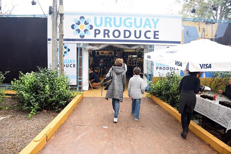 Fachada del pabellón de Uruguay Produce Fachada del pabellón de Uruguay Produce