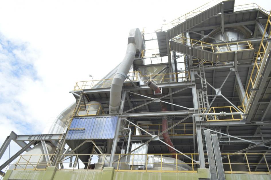 La nueva planta ahorrará hasta el 40% de energía eléctrica Planta vista desde abajo