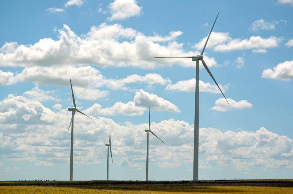 Aerogeneradores Paisaje con aerogeneradores