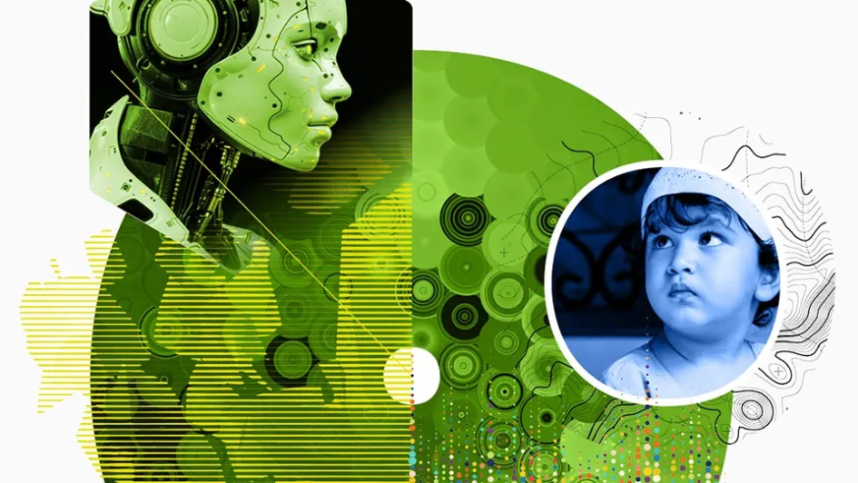Imagen Global Innovation Index OMPI imagen de un robot y un niño
