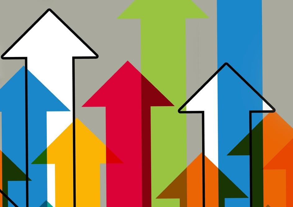 El visualizador permite acceder a datos y gráficas del sector energético Gráfico de flechas en distintos colores