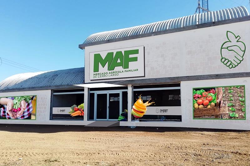 Fachada Mercado Agrícola Familiar Fachada Mercado Agrícola Familiar