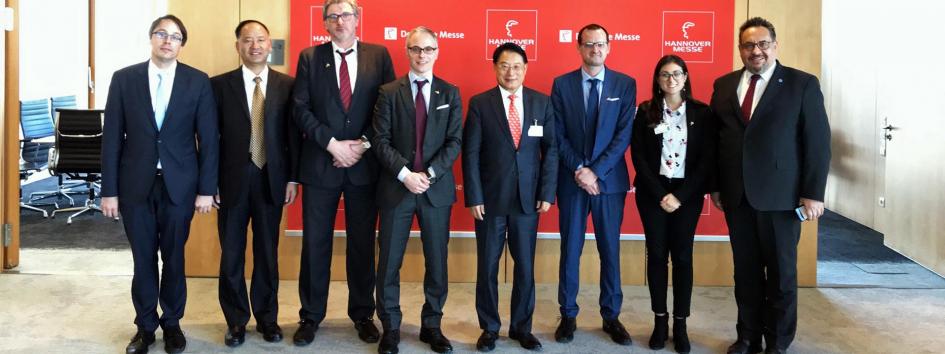 Delegación uruguaya en la Hannover Messe 2019 Delegación uruguaya en la Hannover Messe 2019
