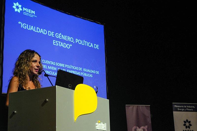 Rendición de cuentas sobre Género 2019 - Rossanna González, coordinadora de la Unidad de Desarrollo Social y Género del MIEM