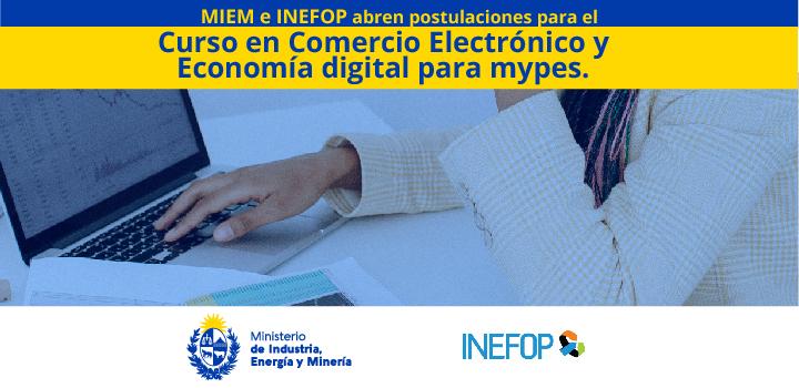 Foto ilustrativa con logos del MIEM e inefop