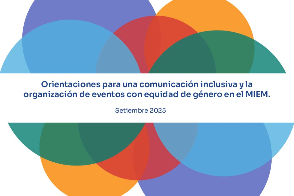 Guía de comunicación y organización de eventos con perspectiva de género