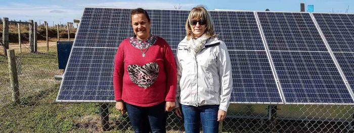 Piloto de paneles fotovoltaicos para generación autónoma individual en zona rural (Tacuarembó)