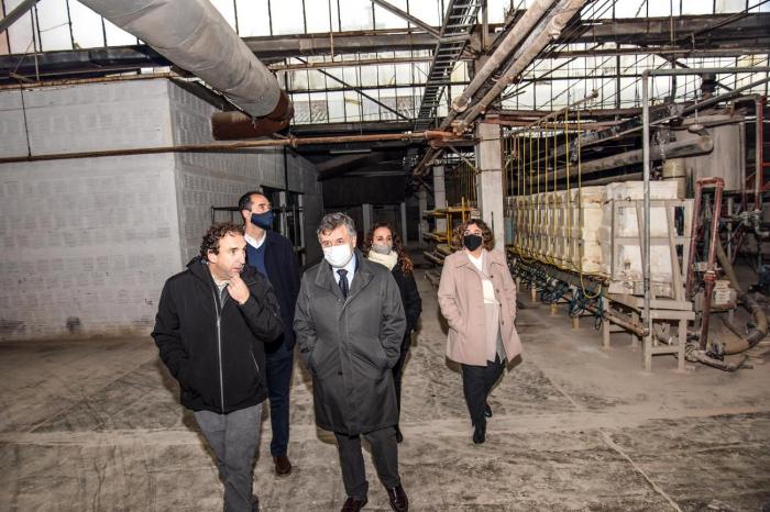 Ministro Omar Paganini visitó el futuro Parque Industrial Olmos