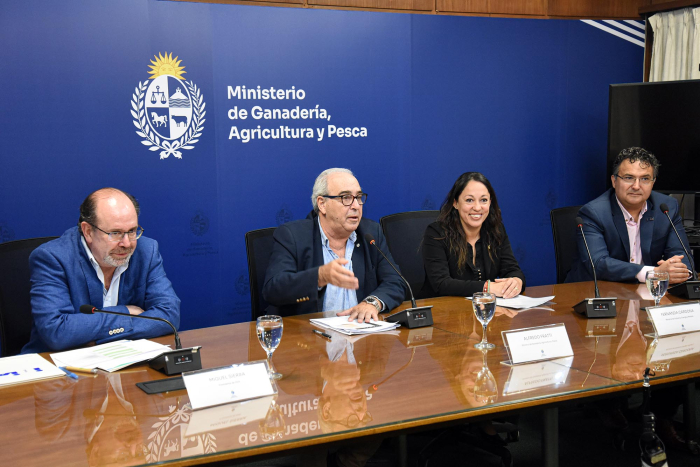 Miguel Sierra, Alfredo Fratti, Fernanda Cardona y Gerardo Marchesini