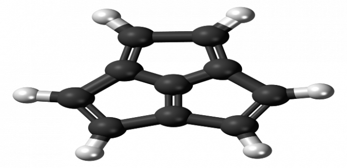 molécula de hidrocarburo